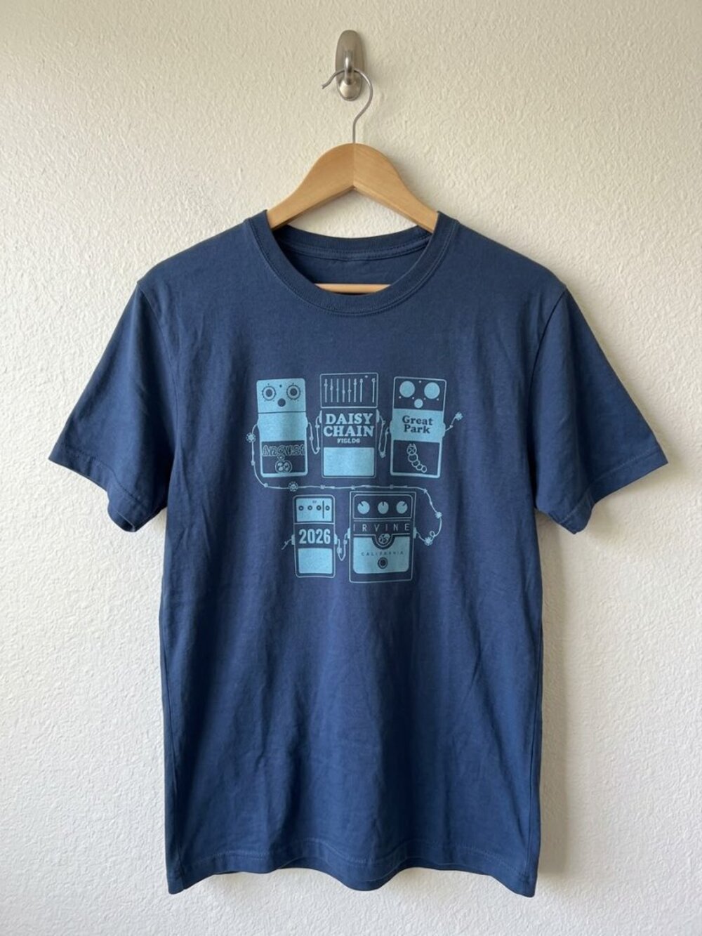 Olivia Rodrigo Daisy Chain Fields Guitar Pedals T-Shirt Reprint